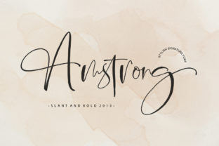 Amstrong Script: The Signature Font for Modern Elegance