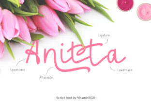 Anitta Script: A Flowing Typeface for Elegant Projects