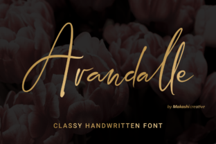 Arandalle Script: A Modern Handwritten Font for Creative Brands
