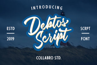 Debtos Script: A Hand-Drawn Font for Authentic Design