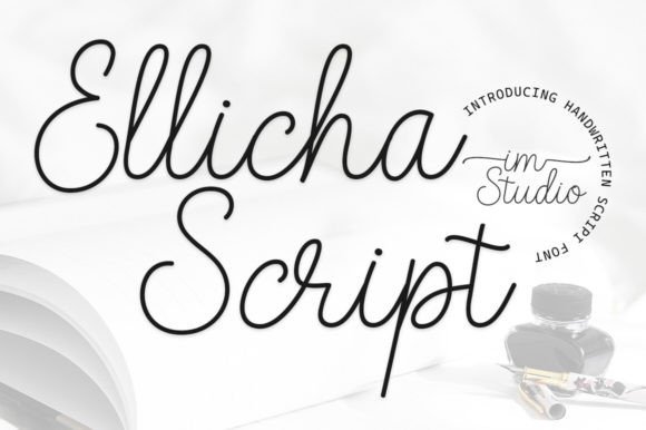 Ellicha Script: The Signature Font for Authentic Design