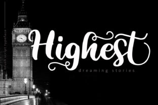 Highest Script: The Handwritten Font That Feels Effortlessly Elegant