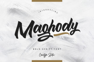 Maghody Script: A Font That Balances Boldness with Natural Flow