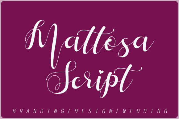 Mattosa Script: A Handwritten Font for Authentic Design