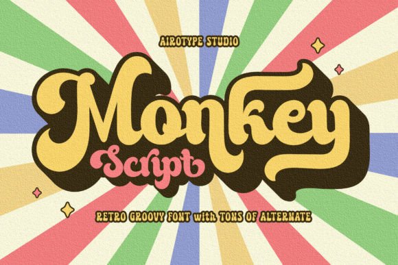 Monkey Script: A Bold Handwritten Font for Striking Designs