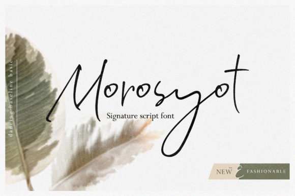 Morosyot Script: Capturing Elegance for Your Creative Projects