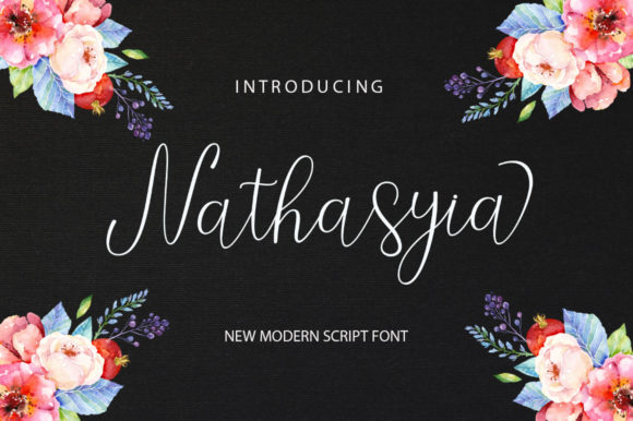 Nathasyia Script: A Font with a Dynamic Dancing Baseline