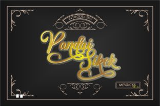 Pandai Sikek Script: Weaving West Sumatran Soul Into Your Designs