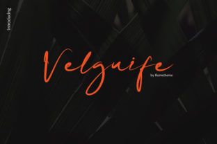 The Effortless Elegance of Velgiufe Script: A Font for Modern Makers